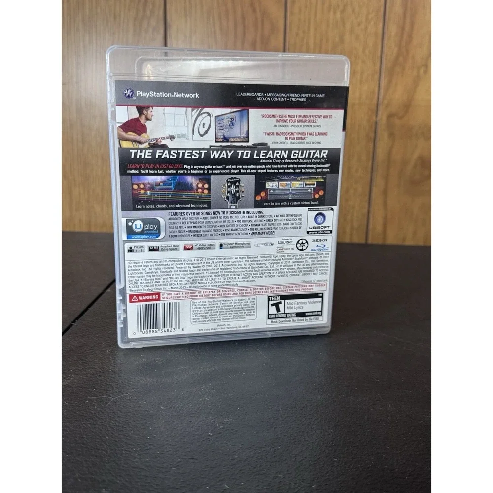 ROCKSMITH 2014 EDITION (Sony PlayStation 3) Learn Play Guitar Music‎ PS3